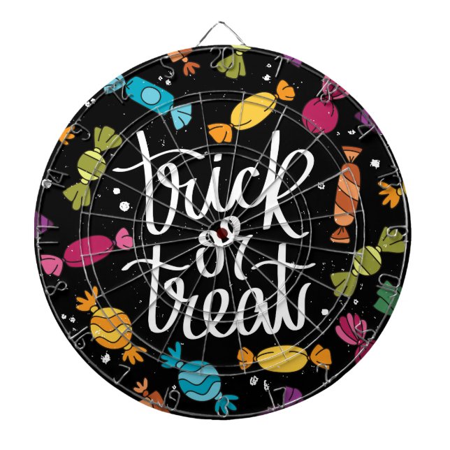 Halloween Candy Trick Or Treat Dartboard (Front)
