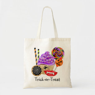 Halloween Candy Trick Or Treat Lollipop Candy Corn Tote Bag