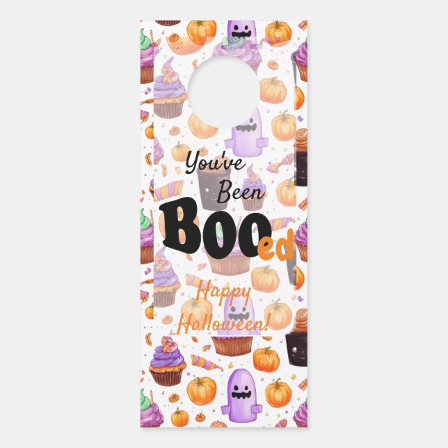 Halloween Candy You've Been Booed Door Hanger (Front)