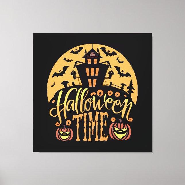Halloween Canvas Print (Front)