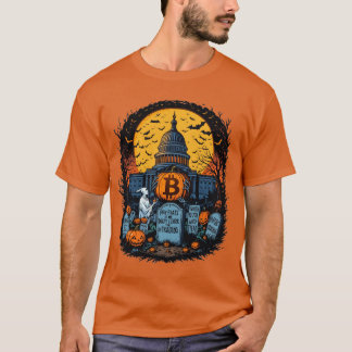 Halloween Capitol Hill Bitcoin Cryptocurrencies T-Shirt