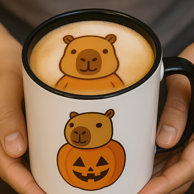 Halloween Capybara Mug | Funny Spooky Coffee Cup (Creator Uploaded)