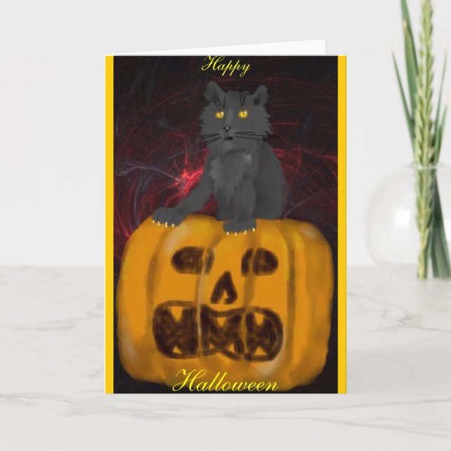 Halloween card (Front)