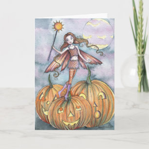 Halloween Card Fairy Art Card by