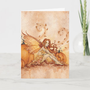 Halloween Card - Fall Fairie