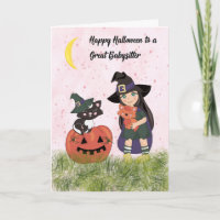 Halloween Card for Babysitter