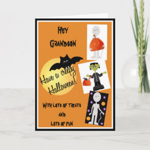 Halloween Card for Grandson
