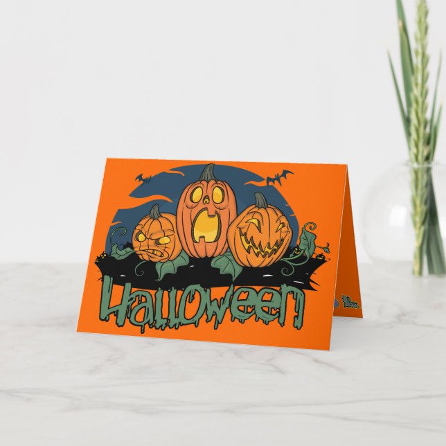 Halloween Card for kids (Front)