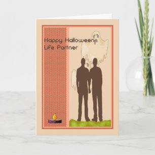 Halloween card for Male Life Partners