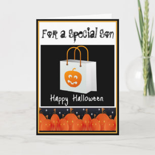 Halloween Card for Son