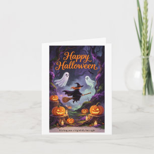Halloween card ideal for family or friends