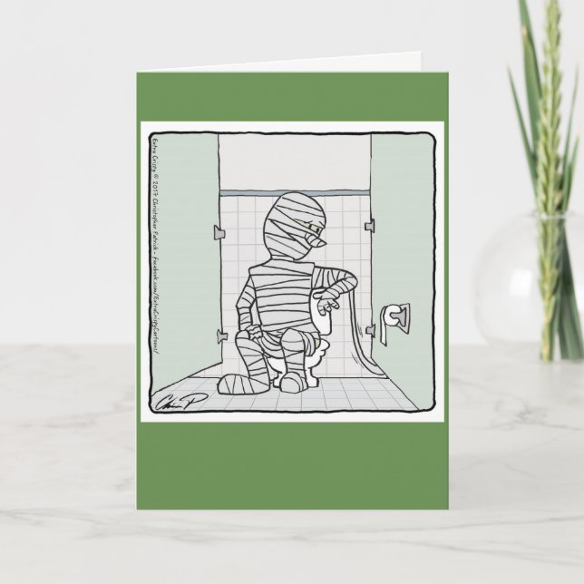 Halloween Card: Mummy Card (Front)