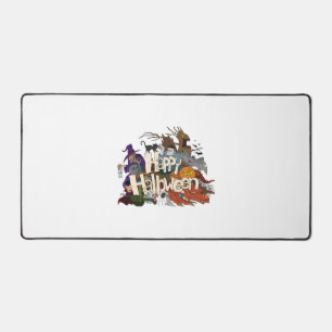 halloween cartoon for invitations happy halloween desk mat