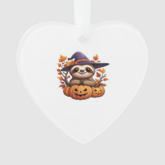 Halloween Cartoon Sloth Classic T-Shirt Ornament