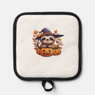 Halloween Cartoon Sloth Classic T-Shirt Pot Holder