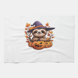 Halloween Cartoon Sloth Classic T-Shirt Tea Towel