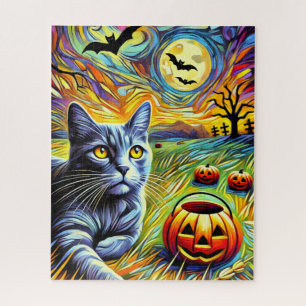 Halloween Cat 500 Piece Puzzle