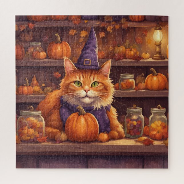 halloween cat #9 puzzle (Vertical)