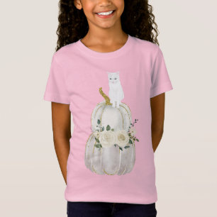 Halloween Cat and Pumpkin T-Shirt