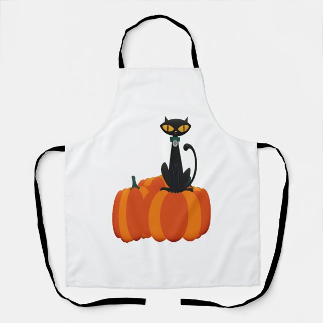 Halloween Cat    Apron (Front)