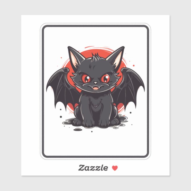 HALLOWEEN CAT BAT  (Sheet)