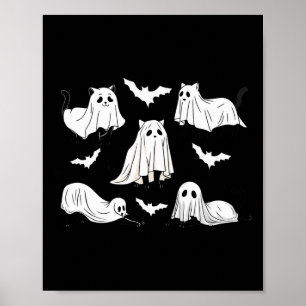 Halloween Cat Black Cat Halloween Scary Cat Angry  Poster