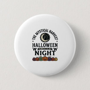 Halloween Cat Black Cats Pumpkins Vintage Funny_1 6 Cm Round Badge