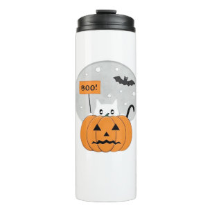 Halloween  Cat  Boo  Illustration Classic T-Shirt Thermal Tumbler