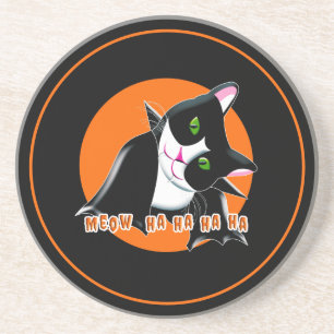 Halloween Cat Coaster