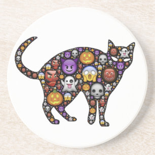 HALLOWEEN CAT COASTER