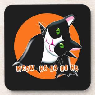 Halloween Cat Coaster