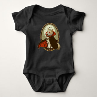 Halloween Cat, Count Catula Baby Bodysuit