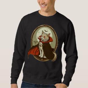 Halloween Cat, Count Catula Sweatshirt