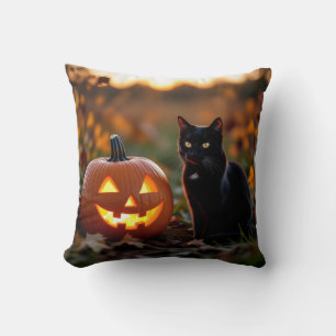 Halloween. Cat Cushion