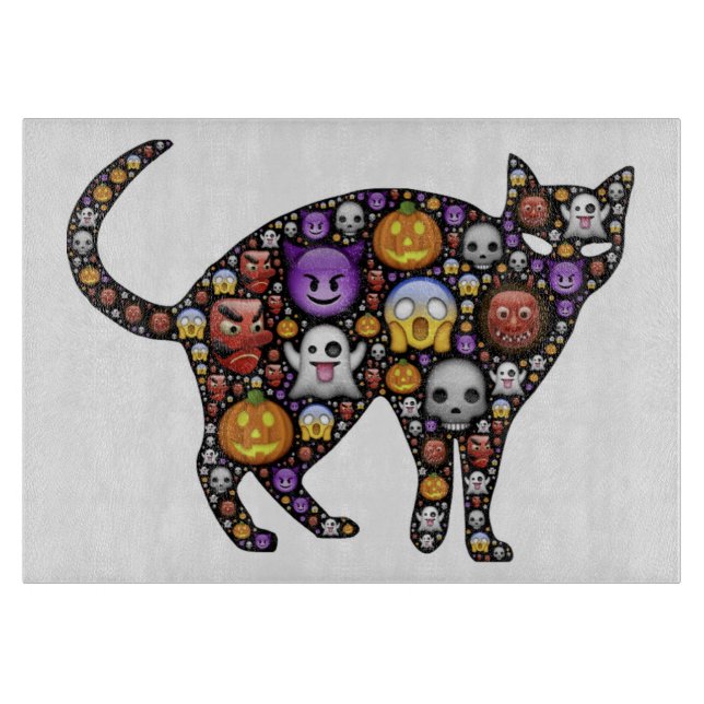 HALLOWEEN CAT CUTTING BOARD (Front)