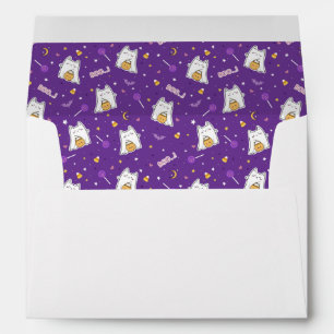 Halloween Cat Ghost Interior Envelope