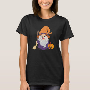 Halloween Cat Gnome Cute Gnome Halloween Costume   T-Shirt