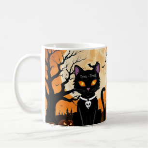 Halloween Cat (Happy Halloween , Gift for family ) Coffee Mug