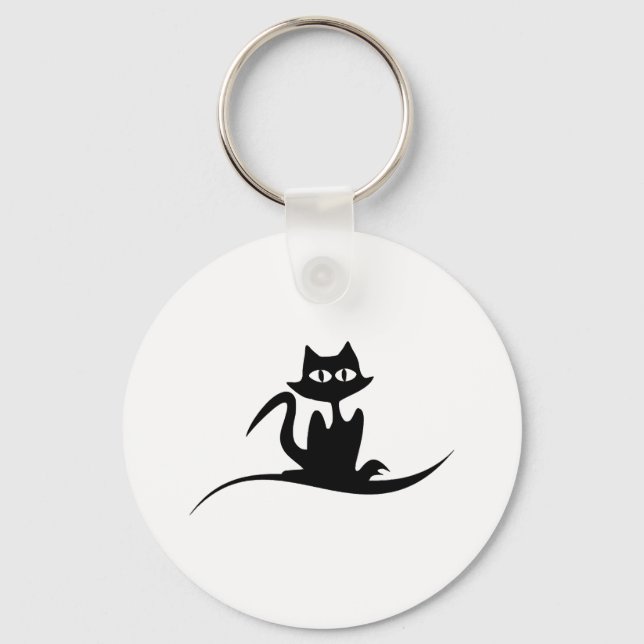 Halloween cat key ring (Front)