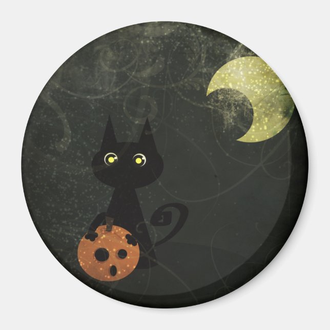 Halloween Cat Magnet (Front)