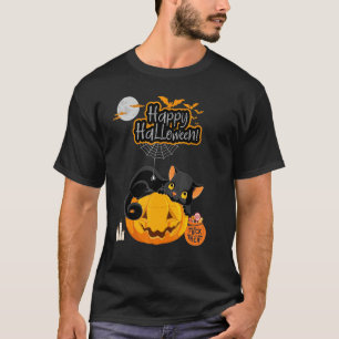 Halloween Cat Monsters Trick Treat Costume Party T-Shirt