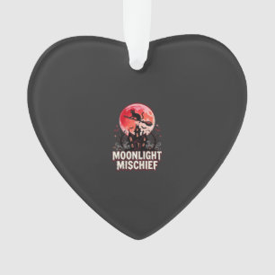 Halloween Cat Moonlight Mischief Ornament