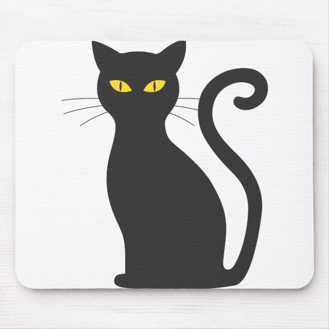 Halloween cat mouse mat (Front)