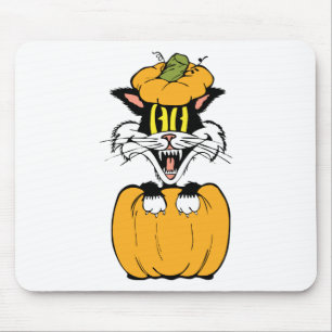 Halloween Cat Mouse Mat