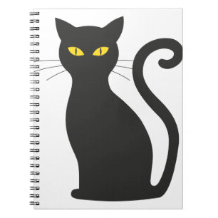 Halloween cat notebook