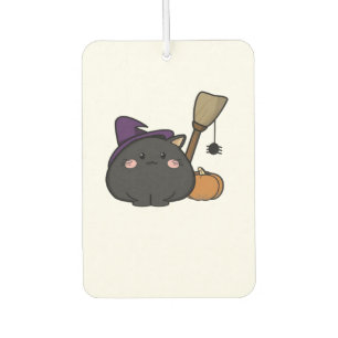 Halloween Cat Oversized T-Shirt Car Air Freshener