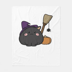 Halloween Cat Oversized T-Shirt Fleece Blanket