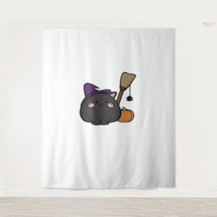 Halloween Cat Oversized T-Shirt Tapestry
