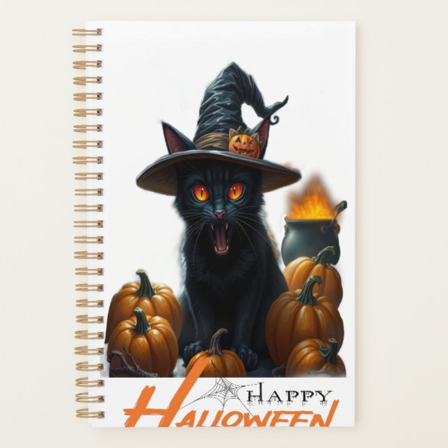 Halloween Cat  Planner (Front)