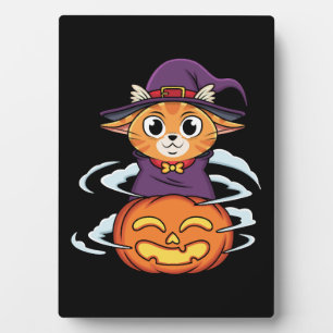 Halloween Cat Plaque
